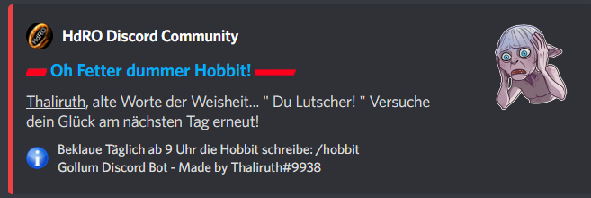 hobbit niete