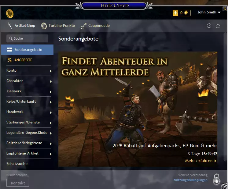 LOTRO Specials DE