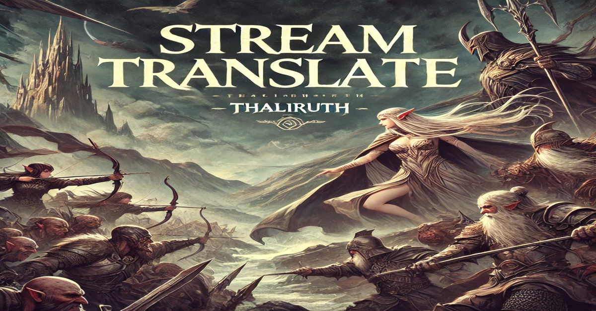 Das Bild zeigt die Grafik Stream Translate